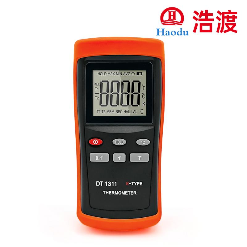单通道数字测温仪插入式K型热电偶检测仪